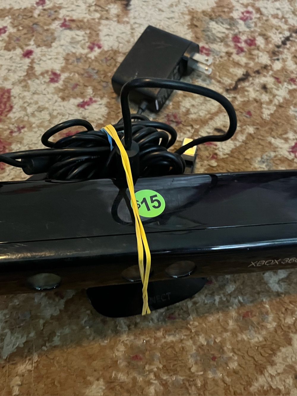 Official Microsoft Xbox 360 Kinect Sensor (Model 1414) with Power Supply Adapter